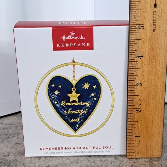 2024 Hallmark Keepsake Memorial Ornament Remembering a Beautiful Soul - Picture 2 of 7